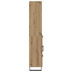Highboard με συρτάρι 2 pcs Artisan Oak Επεξεργασμένο ξύλο - Pakobazaar