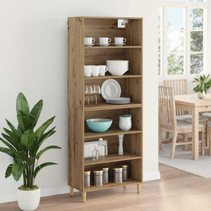 Highboard Artisan Oak 69,5 x 32,5 x 180 εκ Επεξεργασμένο Ξύλο