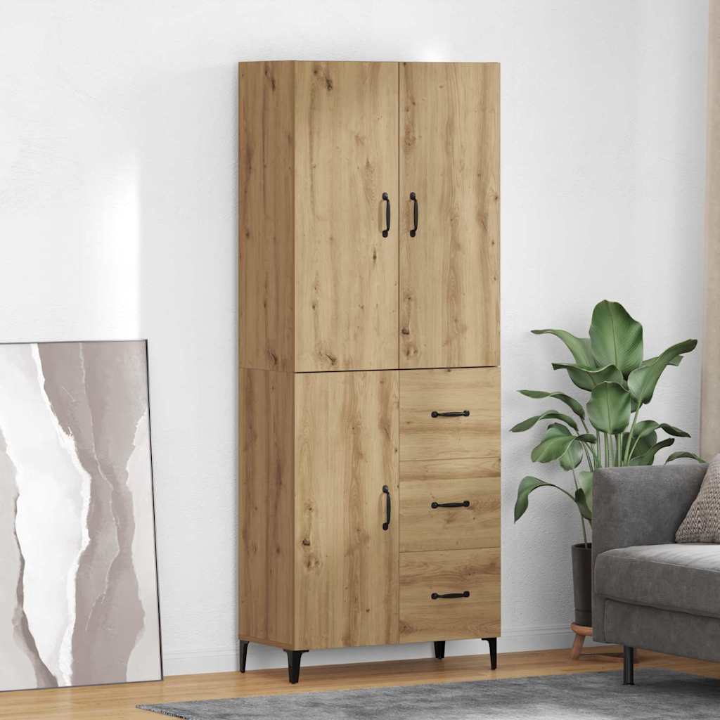 Highboard Artisan Oak 69,5 x 34 x 180 εκ. Επεξεργασμένο ξύλο - Pakobazaar