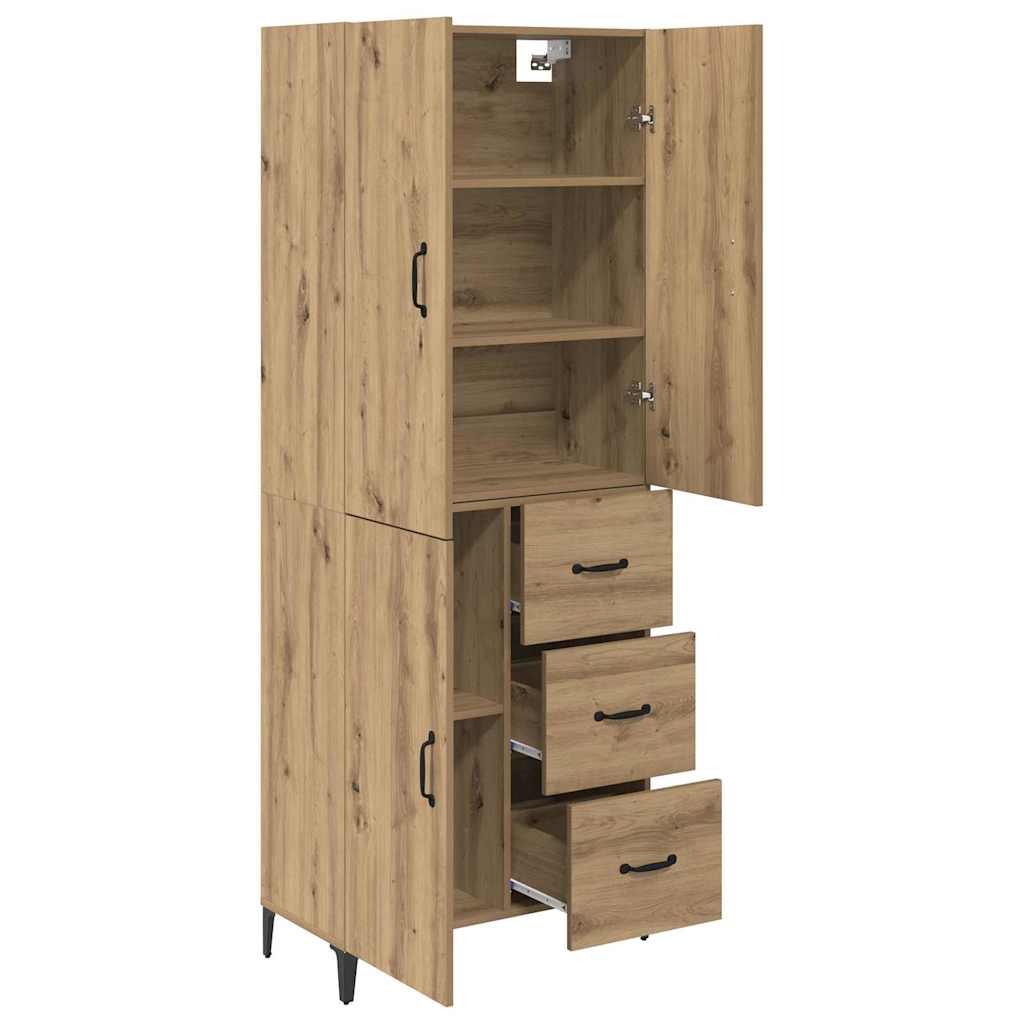 Highboard Artisan Oak 69,5 x 34 x 180 εκ. Επεξεργασμένο ξύλο - Pakobazaar