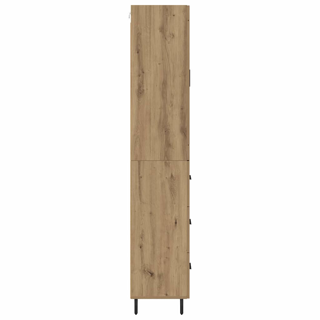 Highboard με συρτάρι 2 pcs Artisan Oak Επεξεργασμένο ξύλο - Pakobazaar