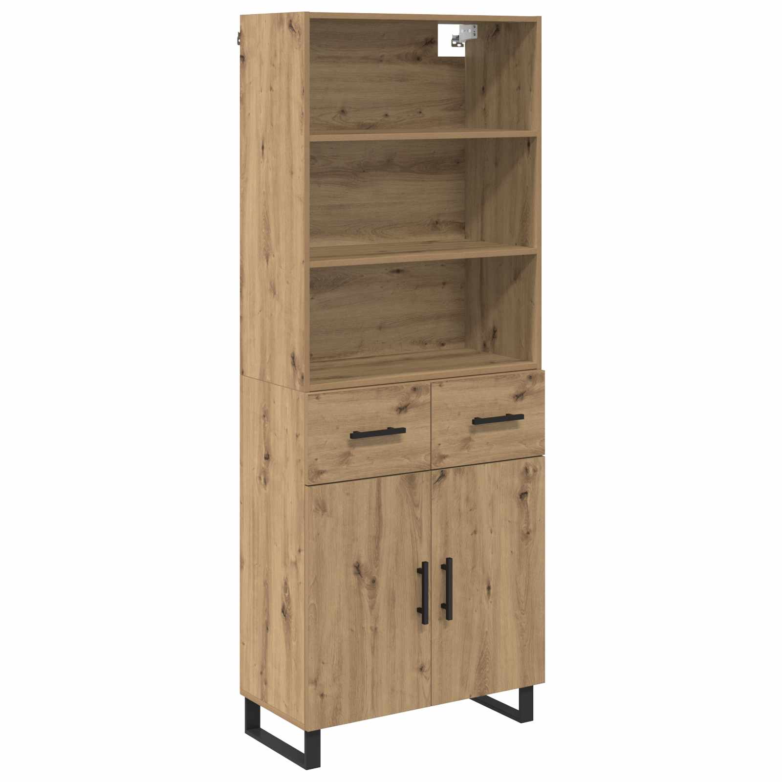 Highboard με συρτάρι 2 pcs Artisan Oak Επεξεργασμένο ξύλο