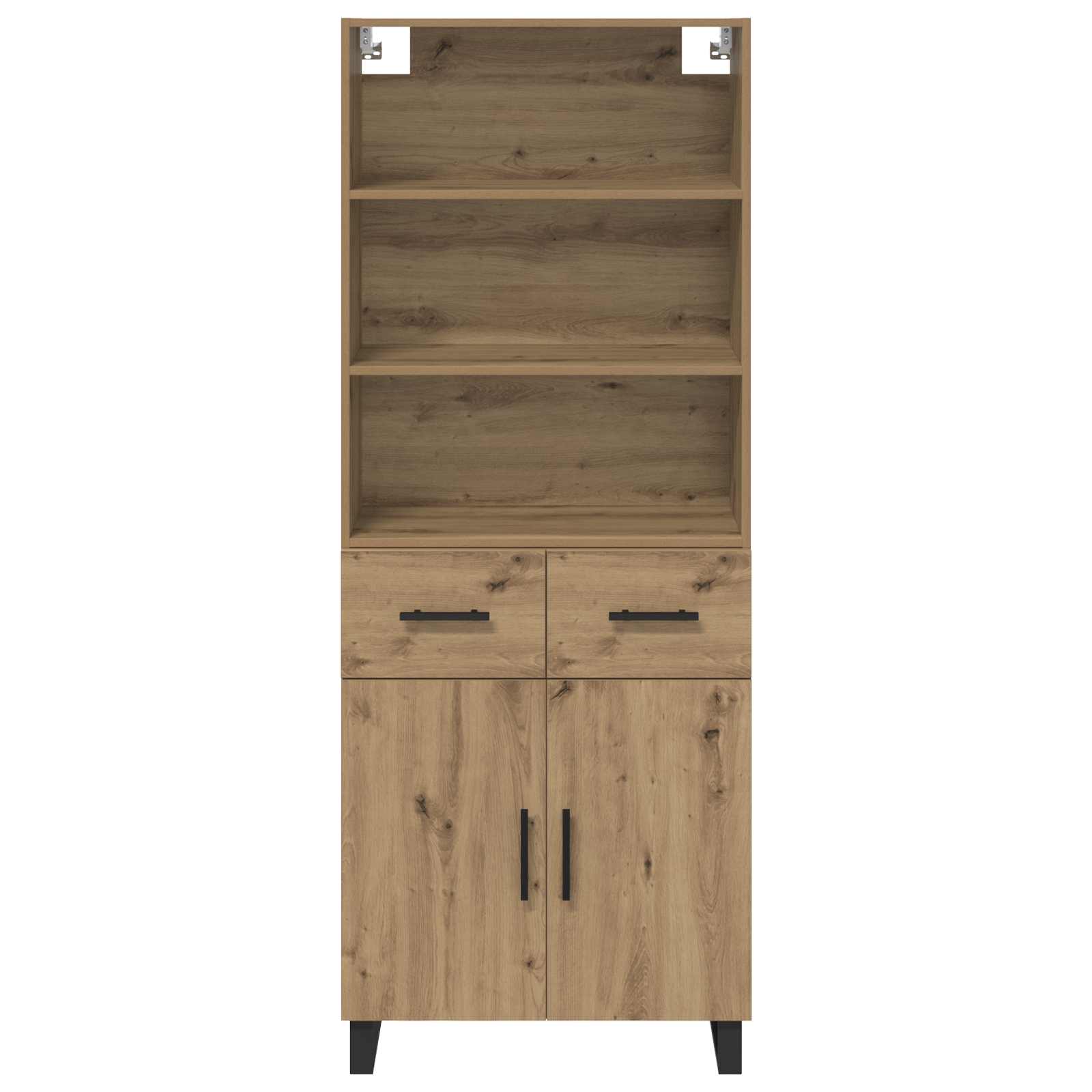 Highboard με συρτάρι 2 pcs Artisan Oak Επεξεργασμένο ξύλο
