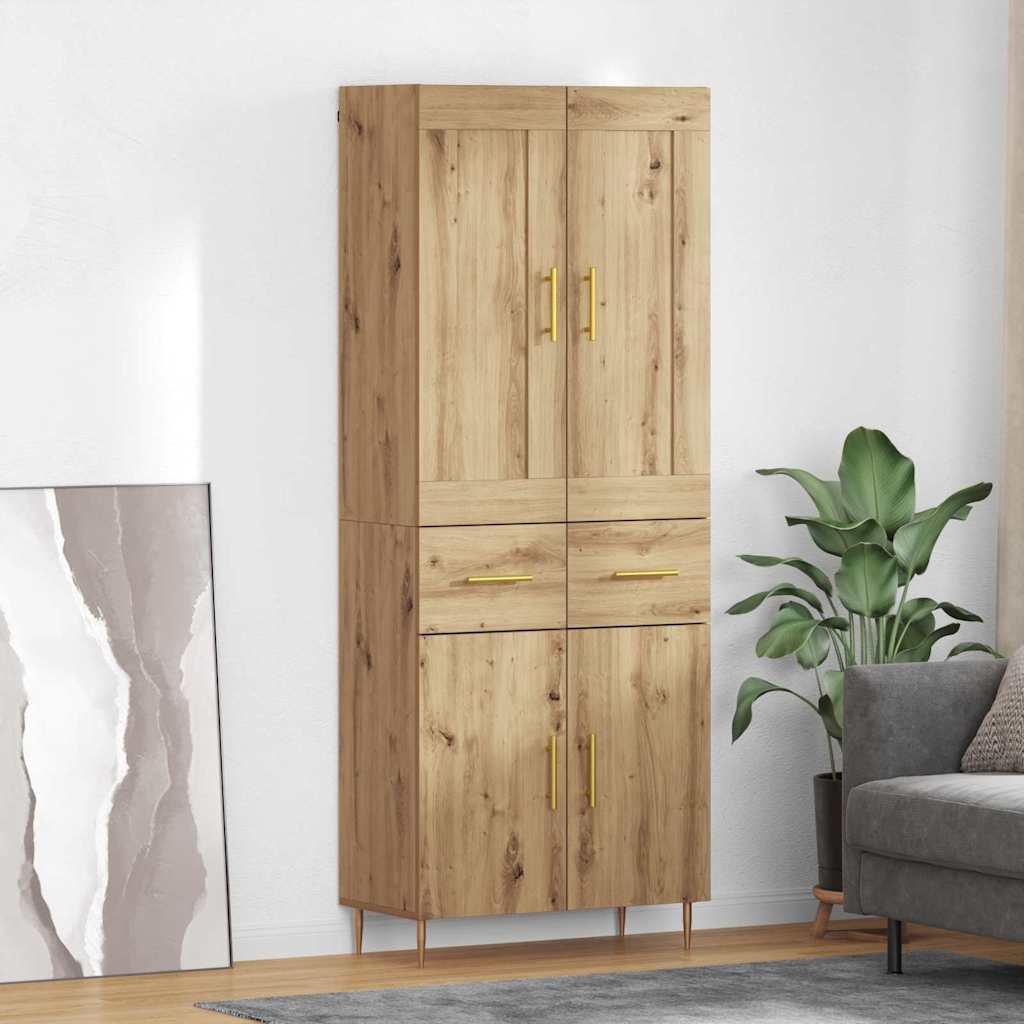 Highboard Artisan Oak 69,5 x 34 x 180 εκ. Επεξεργασμένο ξύλο - Pakobazaar