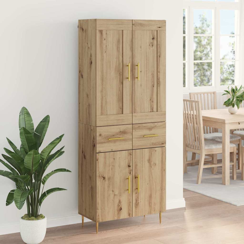 Highboard Artisan Oak 69,5 x 34 x 180 εκ. Επεξεργασμένο ξύλο - Pakobazaar