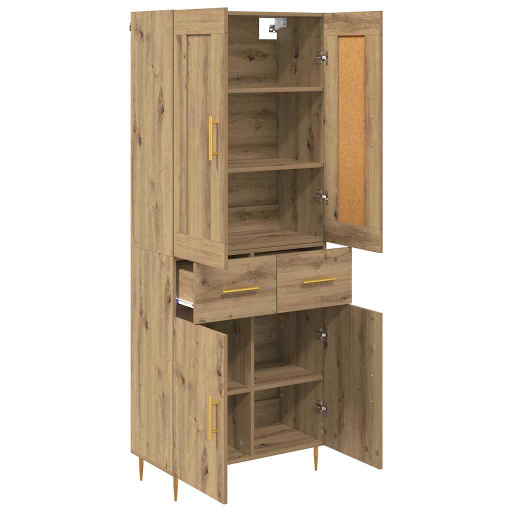 Highboard Artisan Oak 69,5 x 34 x 180 εκ. Επεξεργασμένο ξύλο - Pakobazaar