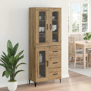 Highboard Artisan Oak 69,5 x 34 x 180 εκ. Επεξεργασμένο Ξύλο