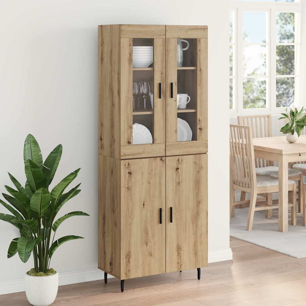 Highboard 2 pcs Artisan Oak 69,5 x 34 x 180 εκ.