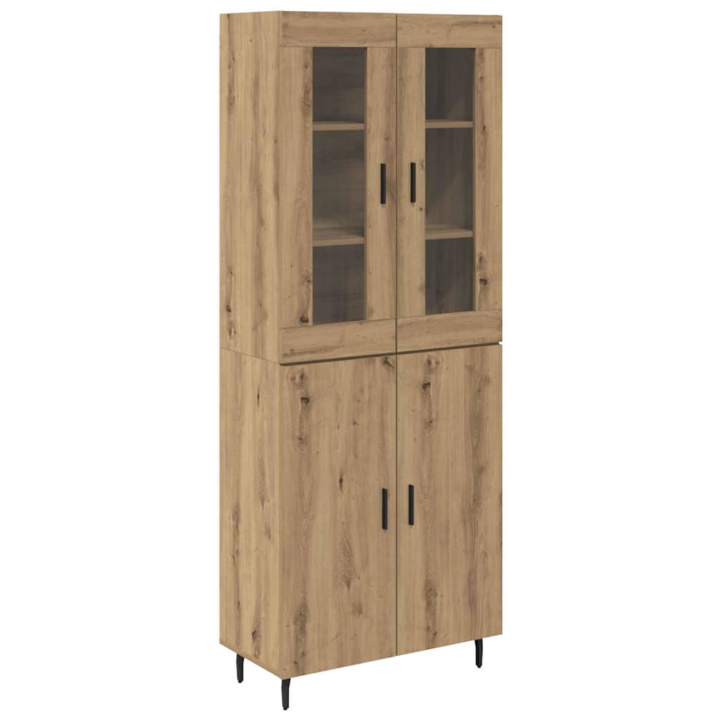 Highboard 2 pcs Artisan Oak 69,5 x 34 x 180 εκ.