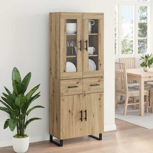 Highboard 2 τμχ. Artisan Oak 69,5 x 34 x 180 εκ.