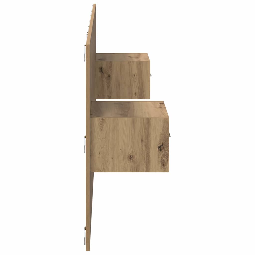 Κεφαλή κρεβατιού με κομοδίνο με συρτάρι 3 pcs Artisan Oak