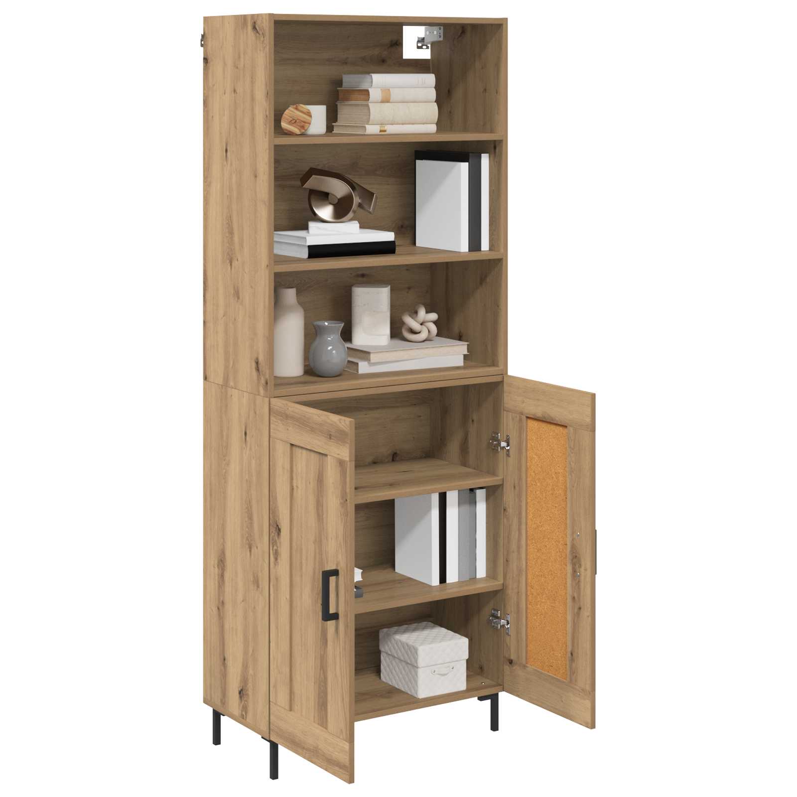 Highboard Artisan Oak 69,5 x 34 x 180 εκ. Επεξεργασμένο ξύλο - Pakobazaar