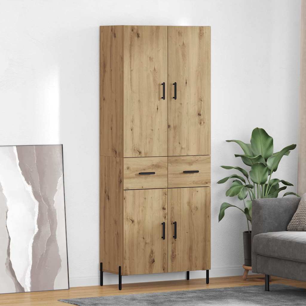 Highboard Artisan Oak 69,5 x 34 x 180 εκ. Επεξεργασμένο ξύλο