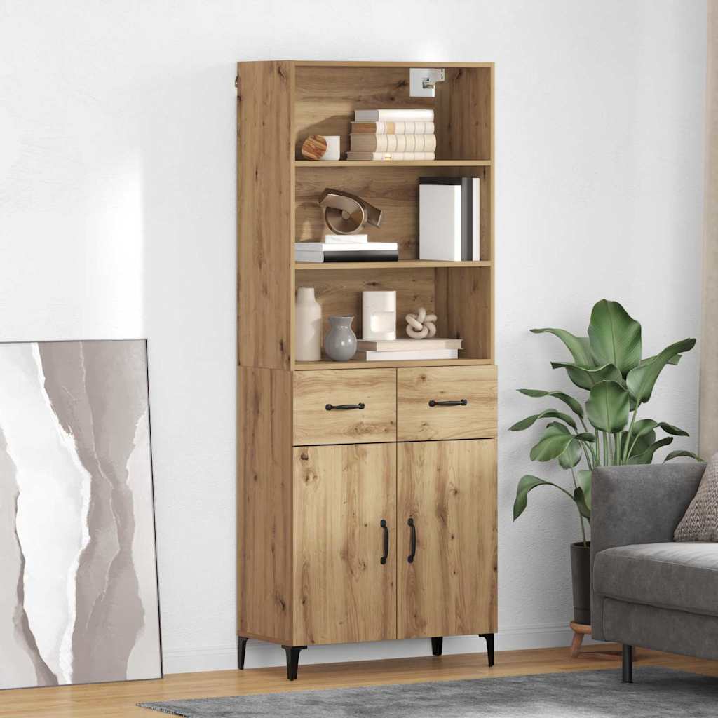 Highboard Artisan Oak 69,5 x 34 x 180 εκ. Επεξεργασμένο ξύλο - Pakobazaar