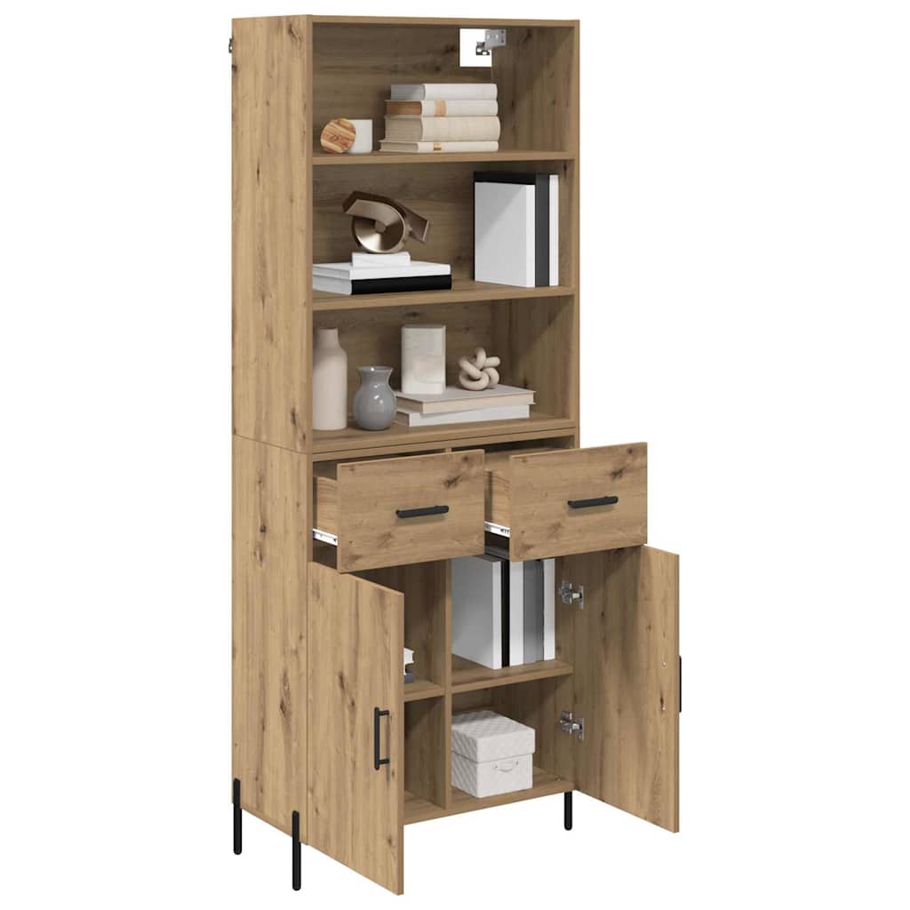 Highboard Artisan Oak 69,5 x 32,5 x 180 εκ Επεξεργασμένο ξύλο - Pakobazaar