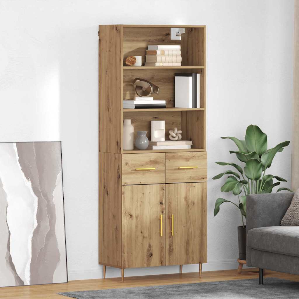 Highboard Artisan Oak 69,5 x 34 x 180 εκ. Επεξεργασμένο ξύλο - Pakobazaar
