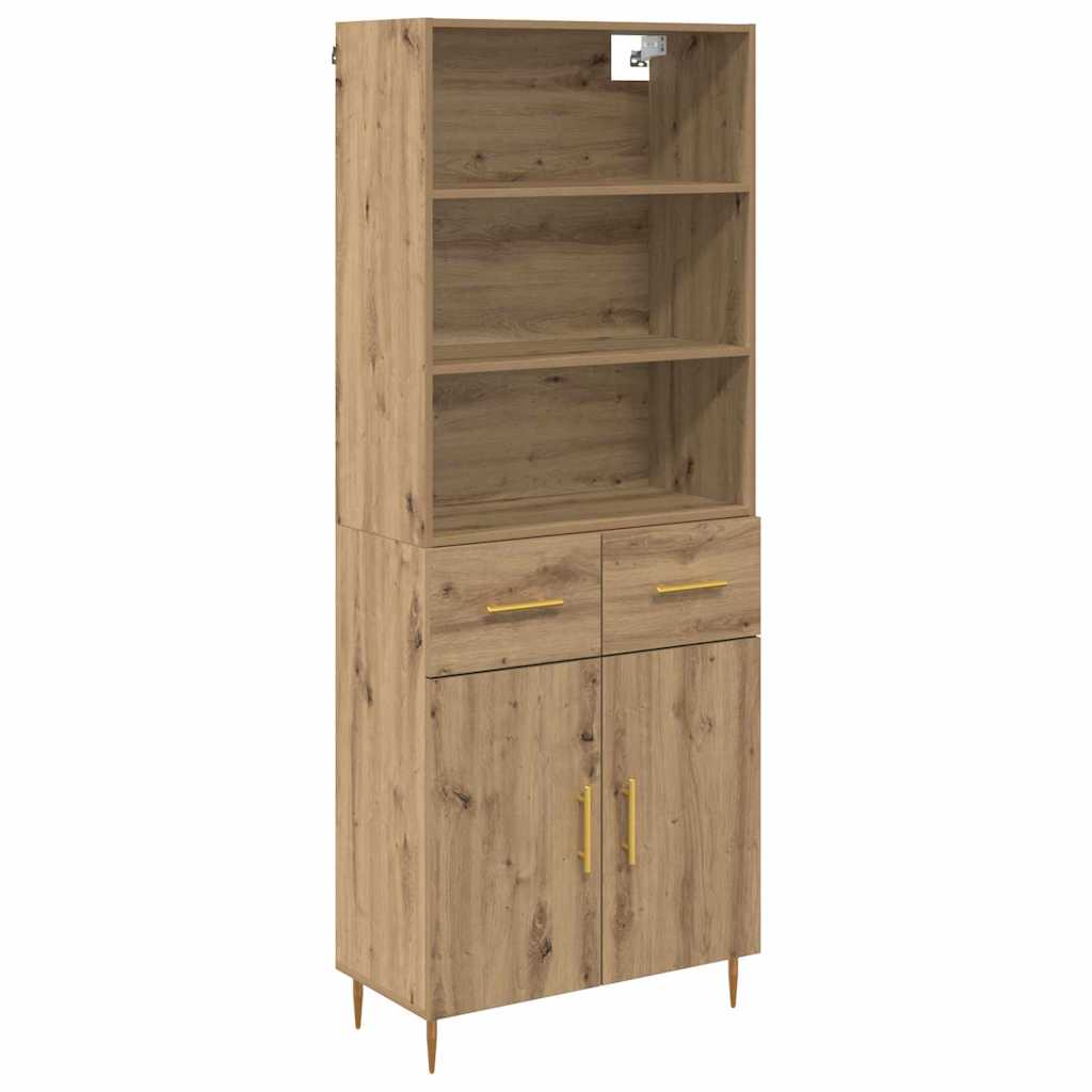 Highboard Artisan Oak 69,5 x 34 x 180 εκ. Επεξεργασμένο ξύλο - Pakobazaar