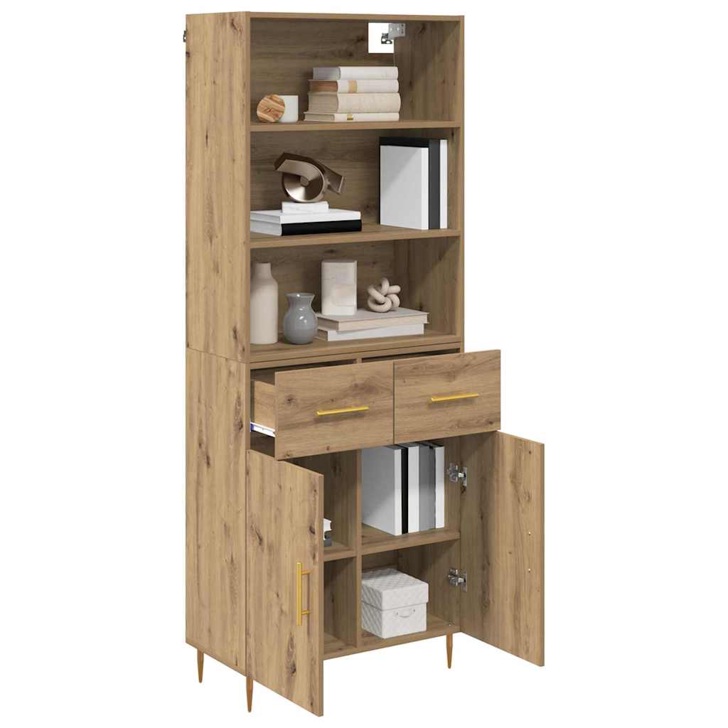 Highboard Artisan Oak 69,5 x 34 x 180 εκ. Επεξεργασμένο ξύλο - Pakobazaar