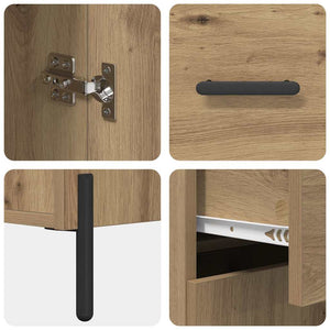 Highboard Artisan Oak 69,5 x 34 x 180 εκ. Επεξεργασμένο ξύλο - Pakobazaar