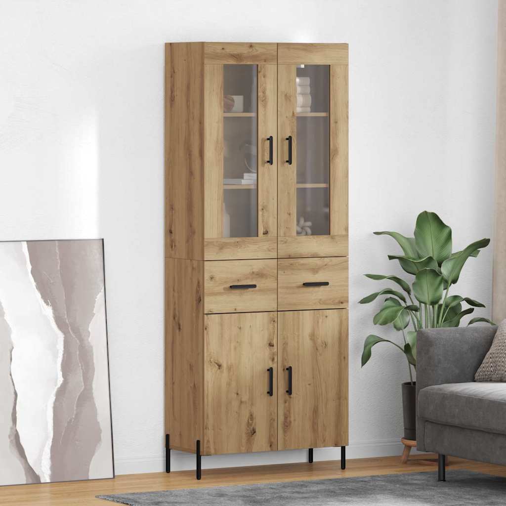 Highboard Artisan Oak 69,5 x 34 x 180 εκ. Επεξεργασμένο ξύλο - Pakobazaar