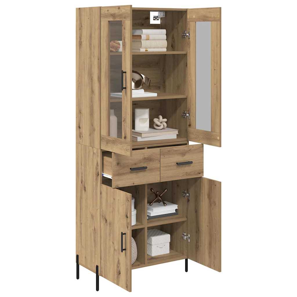 Highboard Artisan Oak 69,5 x 34 x 180 εκ. Επεξεργασμένο ξύλο - Pakobazaar