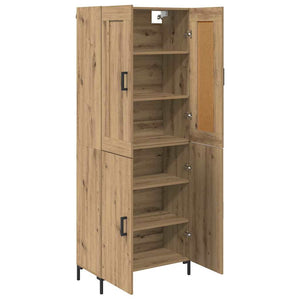 Highboard 2 pcs Artisan Oak Επεξεργασμένο ξύλο - Pakobazaar