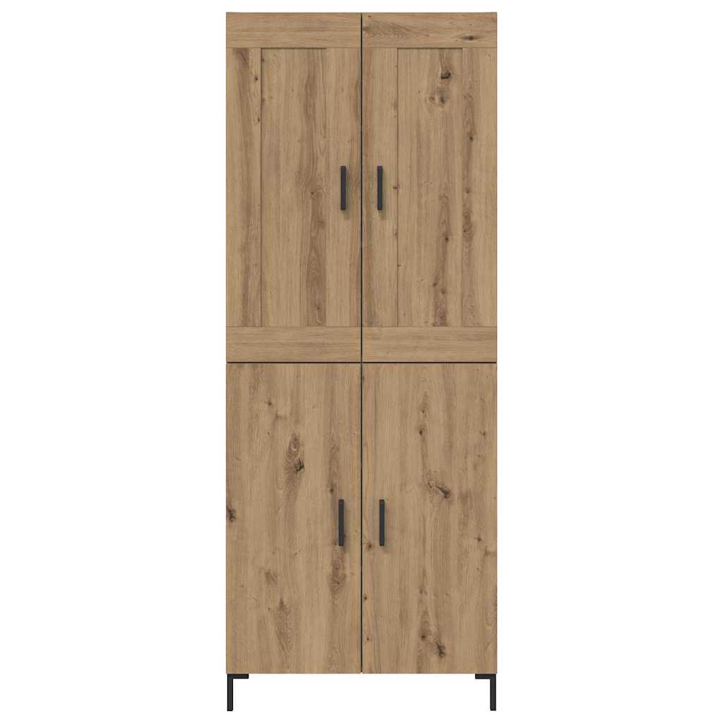 Highboard 2 pcs Artisan Oak Επεξεργασμένο ξύλο