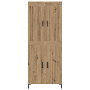 Highboard 2 pcs Artisan Oak Επεξεργασμένο ξύλο - Pakobazaar