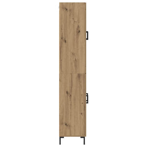 Highboard 2 pcs Artisan Oak Επεξεργασμένο ξύλο - Pakobazaar