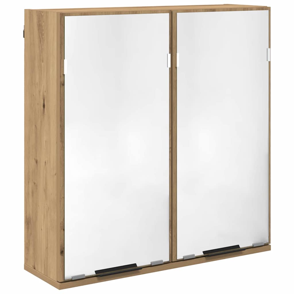 Σετ Ντουλαπιών Μπάνιου 3 pcs Artisan Oak Επεξεργασμένο ξύλο - Pakobazaar