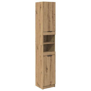 Σετ Ντουλαπιών Μπάνιου 3 pcs Artisan Oak Επεξεργασμένο ξύλο - Pakobazaar