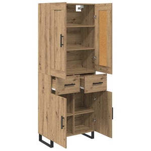 Highboard 2 τμχ. Artisan Oak 69,5 x 34 x 180 εκ.