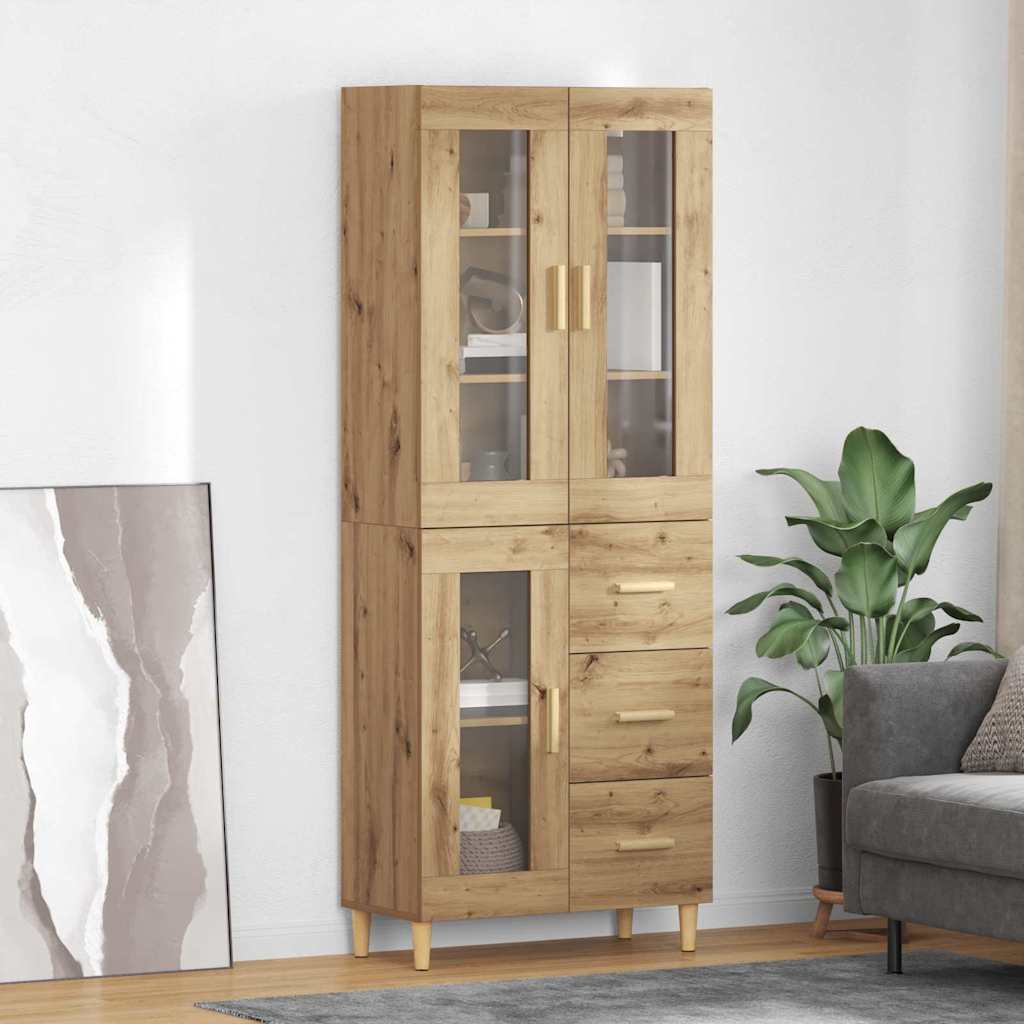 Highboard Artisan Oak 69,5 x 34 x 180 εκ. Επεξεργασμένο ξύλο - Pakobazaar