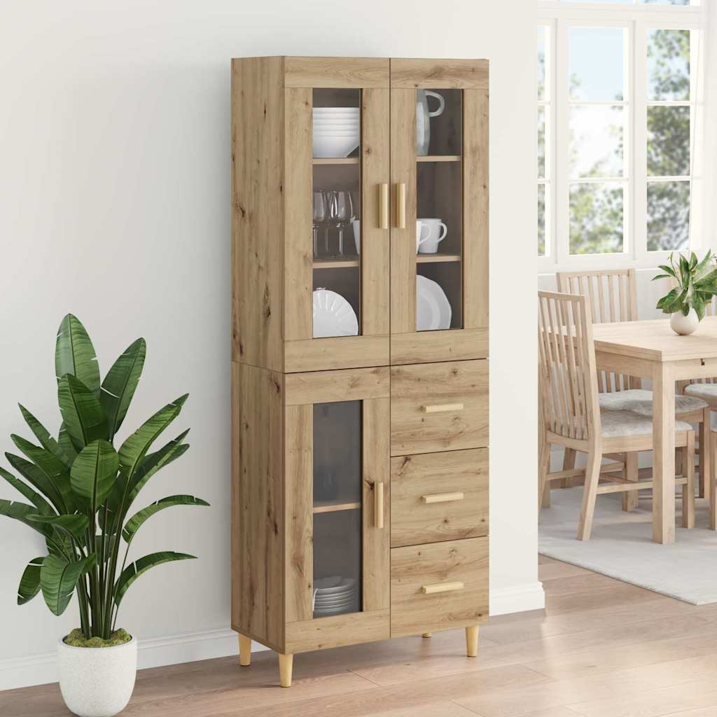 Highboard Artisan Oak 69,5 x 34 x 180 εκ. Επεξεργασμένο ξύλο - Pakobazaar