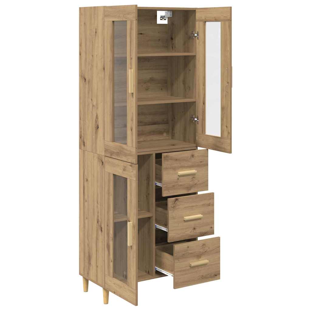 Highboard Artisan Oak 69,5 x 34 x 180 εκ. Επεξεργασμένο ξύλο - Pakobazaar