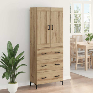 Highboard 2 τμχ. Artisan Oak 69,5 x 34 x 180 εκ.