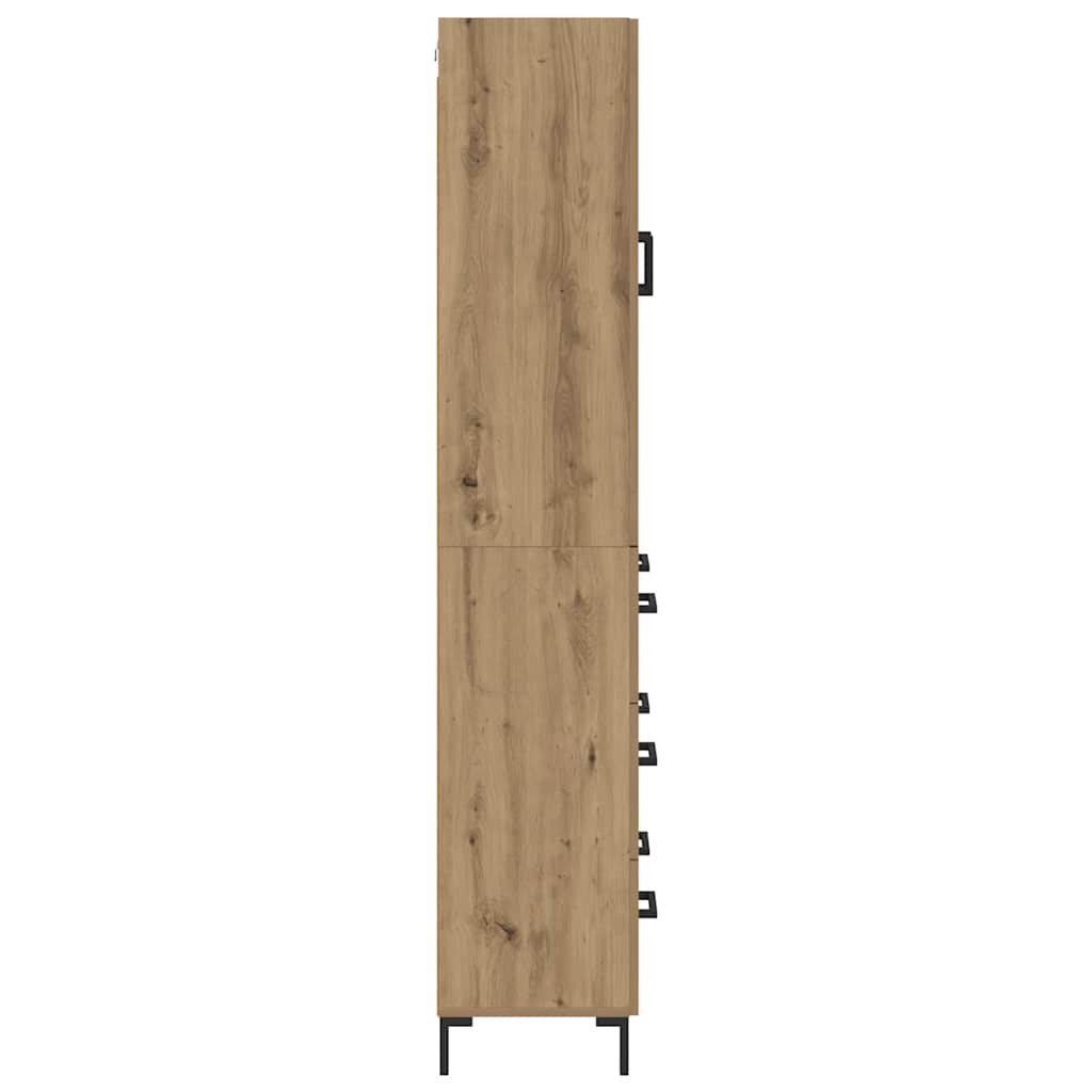 Highboard με συρτάρι 2 pcs Artisan Oak Επεξεργασμένο ξύλο