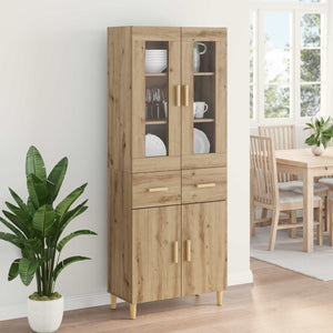 Highboard Artisan Oak 69,5 x 34 x 180 εκ. Επεξεργασμένο Ξύλο