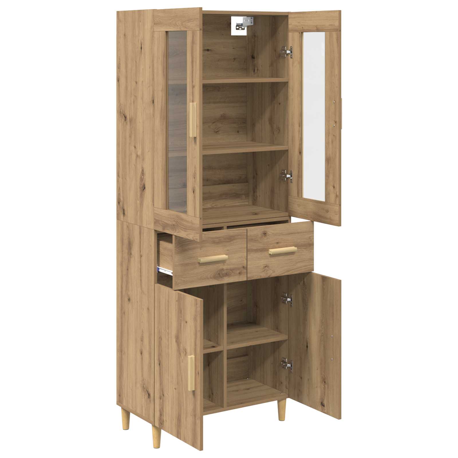 Highboard Artisan Oak 69,5 x 34 x 180 εκ. Επεξεργασμένο ξύλο