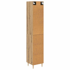 Highboard 2 τμχ. Artisan Oak 34,5 x 34 x 180 εκ.