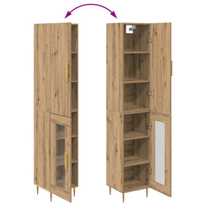 Highboard 2 τμχ. Artisan Oak 34,5 x 34 x 180 εκ.