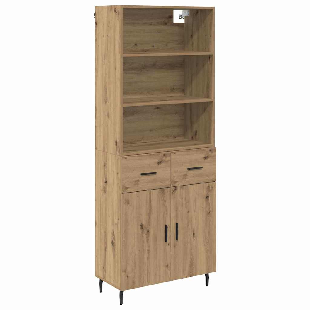 Highboard με συρτάρι Artisan Oak 69,5 x 34 x 180 εκ. - Pakobazaar