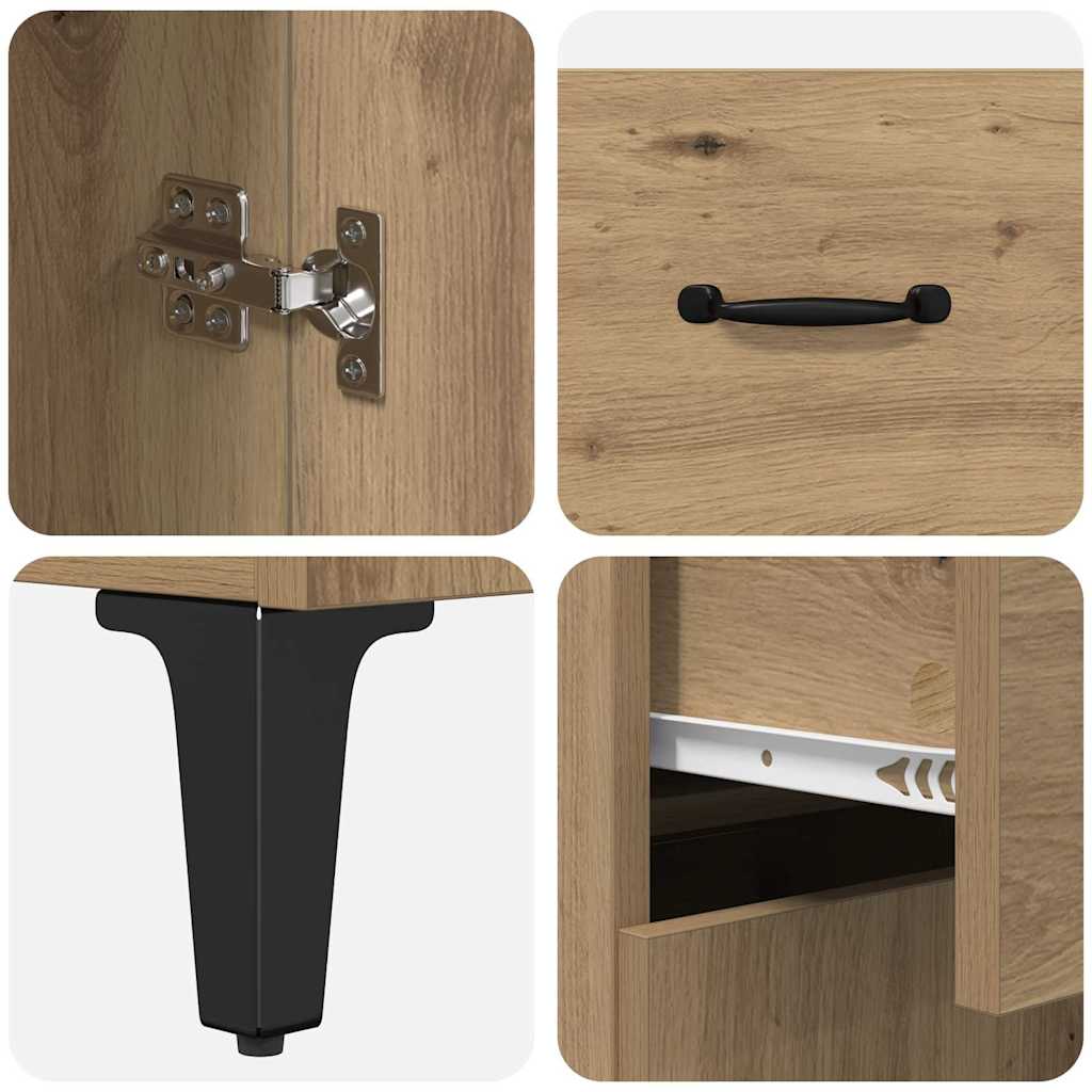 Highboard Artisan Oak 69,5 x 34 x 180 εκ. Επεξεργασμένο ξύλο - Pakobazaar