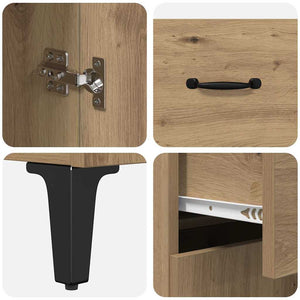 Highboard Artisan Oak 69,5 x 34 x 180 εκ. Επεξεργασμένο ξύλο - Pakobazaar