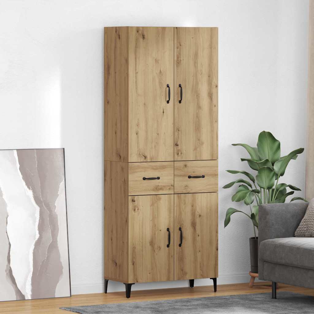 Highboard Artisan Oak 69,5 x 34 x 180 εκ. Επεξεργασμένο ξύλο - Pakobazaar