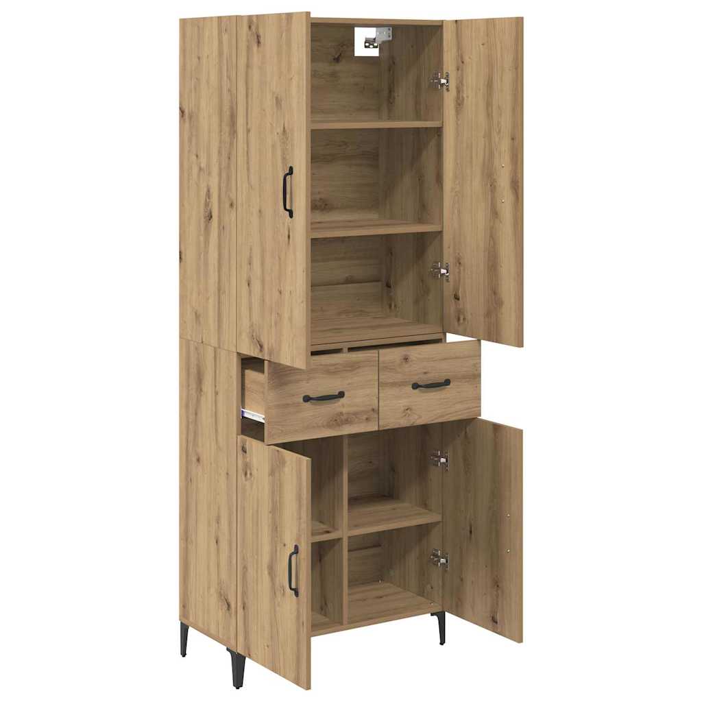 Highboard Artisan Oak 69,5 x 34 x 180 εκ. Επεξεργασμένο ξύλο - Pakobazaar