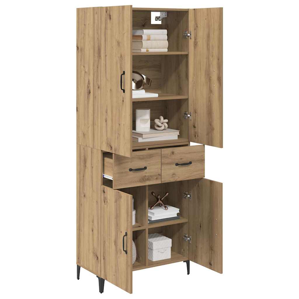 Highboard Artisan Oak 69,5 x 34 x 180 εκ. Επεξεργασμένο ξύλο - Pakobazaar