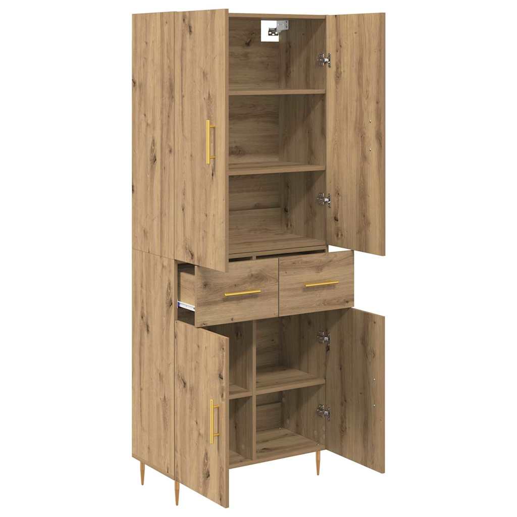 Highboard Artisan Oak 69,5 x 34 x 180 εκ. Επεξεργασμένο ξύλο - Pakobazaar