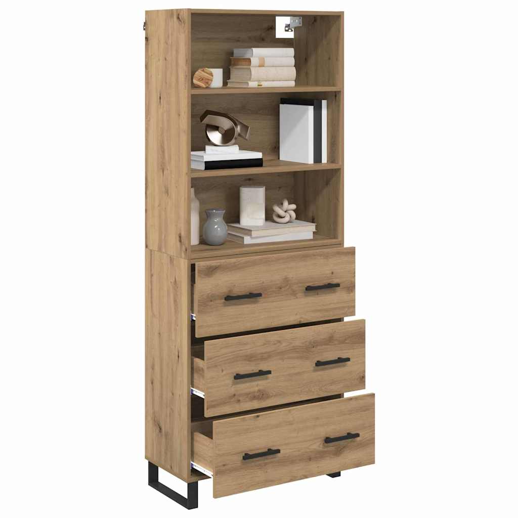 Highboard Artisan Oak 69,5 x 34 x 180 εκ. Επεξεργασμένο ξύλο