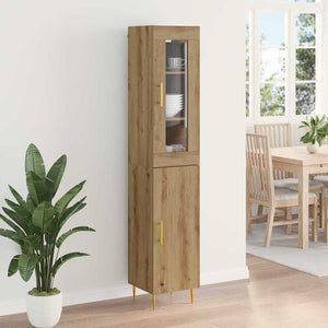 Highboard 2 τμχ. Artisan Oak 34,5 x 34 x 180 εκ.